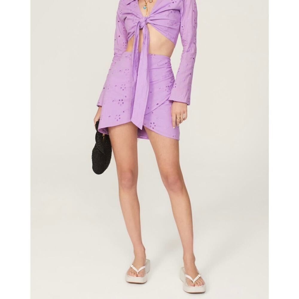 ASHLEY PARK x RTR
Purple Eyelet Mini Skirt 💖